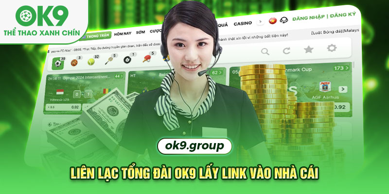 Liên lạc tổng đài OK9 lấy link vào nhà cái