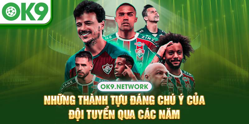 Những thành tựu đáng chú ý của đội tuyển qua các năm
