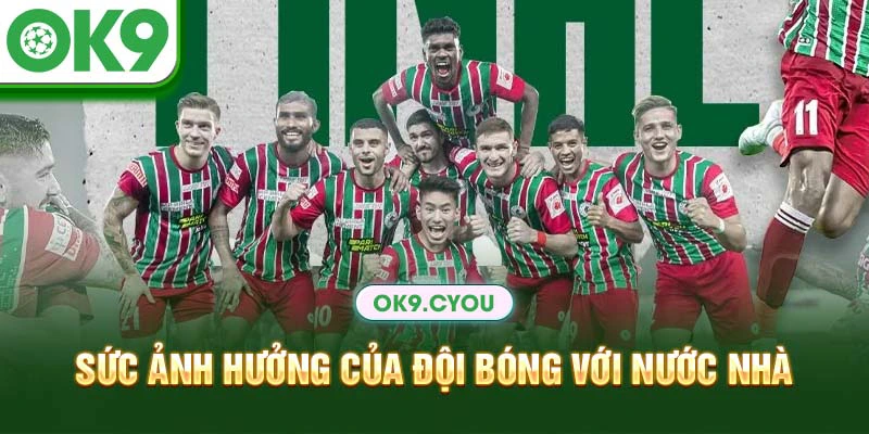 Sức ảnh hưởng của đội bóng ATK Mohun Bagan với nước nhà